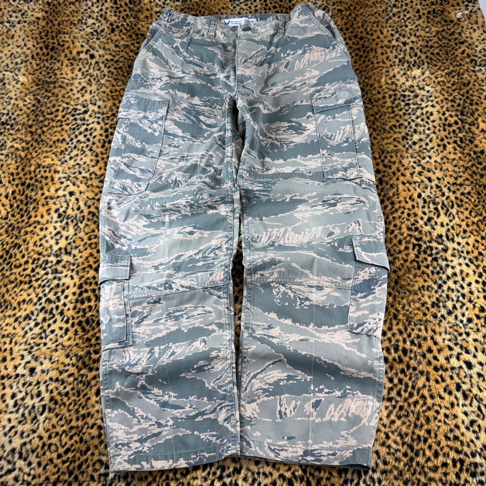 US Air Force Digital Tiger Stripe Camo Cargo Pants Mens 32x30 DSCP ABU Utility